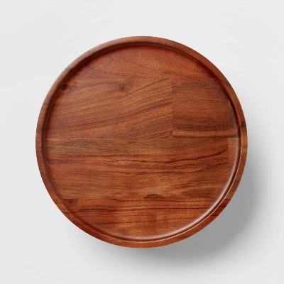 12" Wood Tall Cake Stand - Threshold™ - Image 2