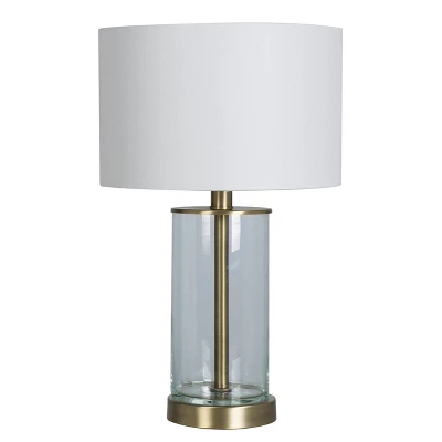 Fillable Accent With USB Table Lamp Brass - Threshold - Image 7
