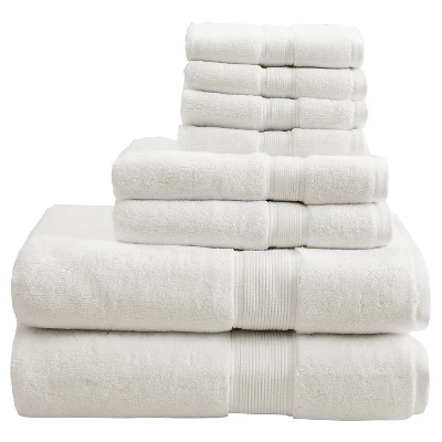 8pc Cotton Bath Towel Set - Image 7