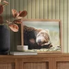 20" X 16" Bear Photography Framed Art Brown - Threshold™