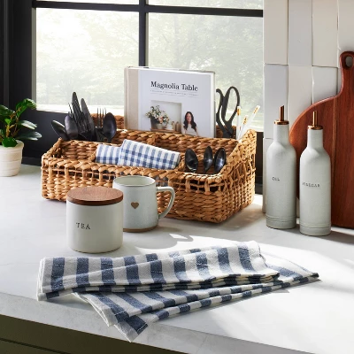 Woven Multipurpose Compartment Caddy Natural - Hearth & Hand⢠With Magnolia