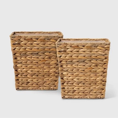 Light Weave Wastebasket Natural - Threshold™ - Image 5