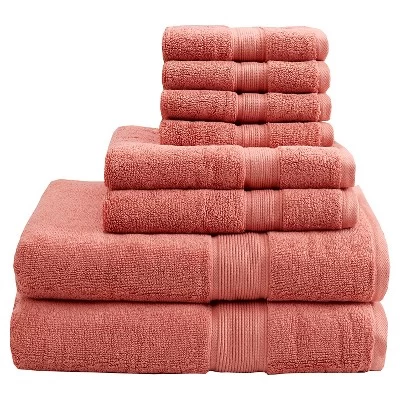 8pc Cotton Bath Towel Set - Image 6