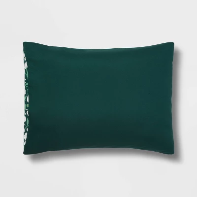 Floral Printed Microfiber Reversible Comforter & Sheets Set Dark Green - Room Essentials™ - Image 5