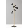 71.5" Owen Tree Lamp Black - Adesso
