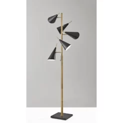 71.5" Owen Tree Lamp Black - Adesso