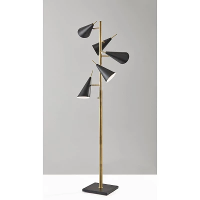 71.5" Owen Tree Lamp Black - Adesso