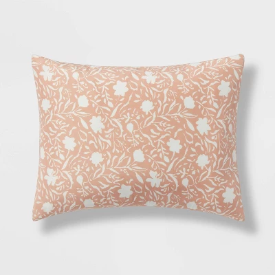 12pc Floral Boho Comforter & Sheets Set Terracotta Pink - Threshold™ - Image 6