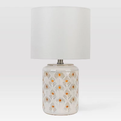 Diamond Cutout Table Lamp With Lit Base - Opalhouse⢠- Image 4