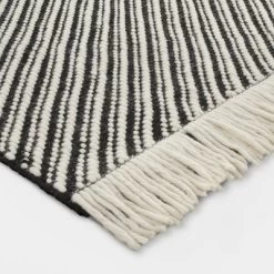 Chevron Woven Area Rug Black/White - Project 62™