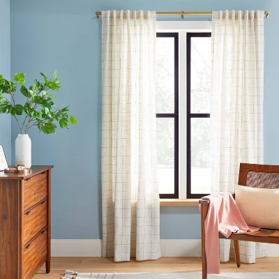 Decorative Screw Curtain Rod Brass Finish - Hearth & Hand™ With Magnolia - Image 2