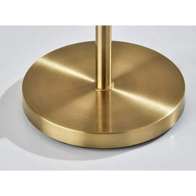 Nina Floor Lamp Antique Brass (Includes LED Light Bulb) - Adesso - Image 4