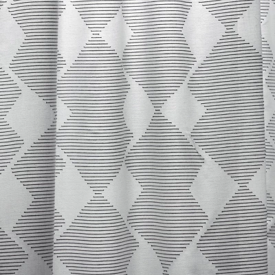 1pc 54"x84" Sheer Clipped Curtain Panel Radiant Gray - Threshold™ - Image 3