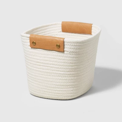 11" Decorative Coiled Rope Basket - Brightroom™ - Image 4