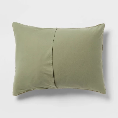 3pc Full/Queen Traditional Cozy Chenille Comforter And Sham Set Green - Threshold™ - Image 4