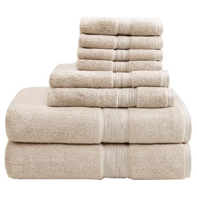 8pc Cotton Bath Towel Set - Image 8