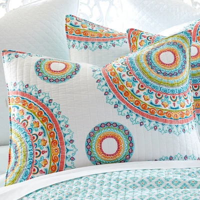 Mayla Medallion Quilt And Pillow Sham Set - Levtex Home - Image 2