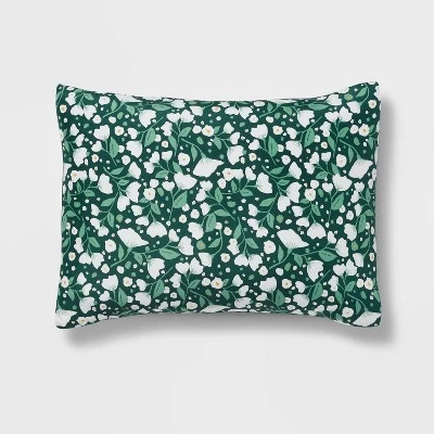 Floral Printed Microfiber Reversible Comforter & Sheets Set Dark Green - Room Essentials™ - Image 4