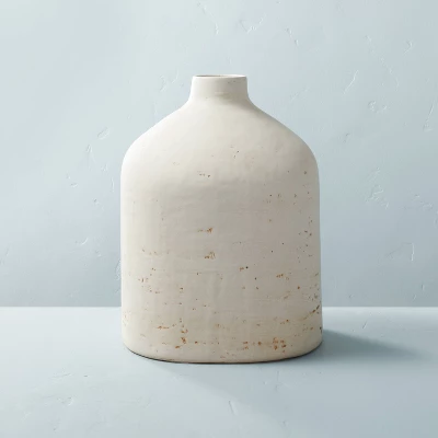 Distressed Ceramic Vase Natural White - Hearth & Hand™ With Magnolia - Image 4
