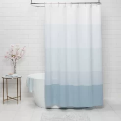 Shower Curtain Ombre Aqua - Threshold™