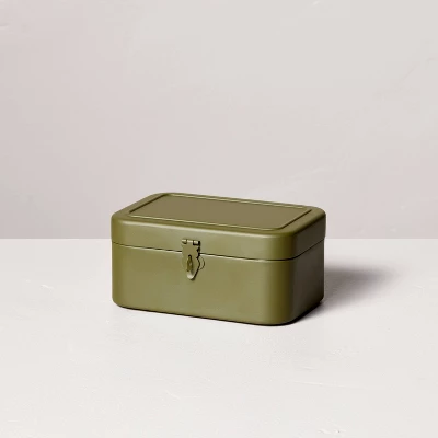 Decorative Metal Storage Box Green - Hearth & Hand™ With Magnolia - Image 4