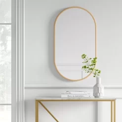 16" X 28" Metal Oval Pill Mirror - Project 62™