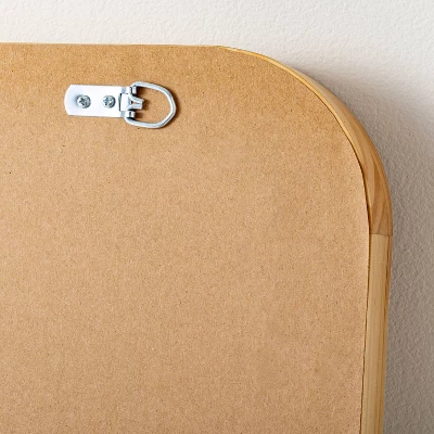 71" Standing Wood Framed Mirror Natural - Hearth & Hand™ With Magnolia - Image 4