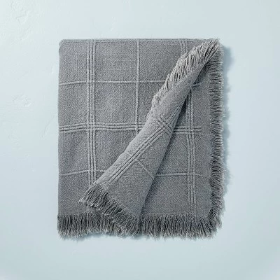 Textured Grid Lines Dobby Throw Blanket - Hearth & Hand™ With Magnolia - Image 4