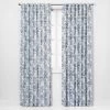 1pc Light Filtering Charade Floral Window Curtain Panel - Threshold™