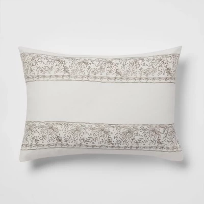 8pc Printed Floral With Border 8pc Comforter Set Green - Threshold™ - Image 8