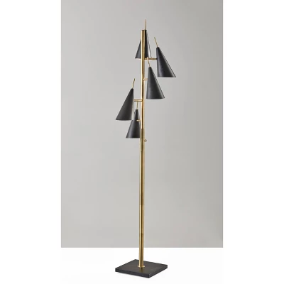 71.5" Owen Tree Lamp Black - Adesso - Image 4