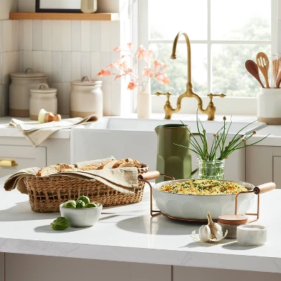 Oblong Woven Bread Basket Natural - Hearth & Hand™ With Magnolia