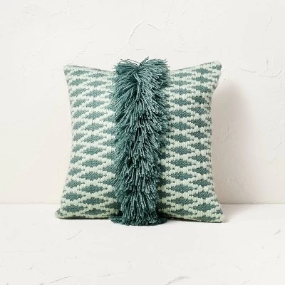 Diamond Textured Woven Square Throw Pillow - Opalhouse™ Designed With Jungalow™ - Image 5
