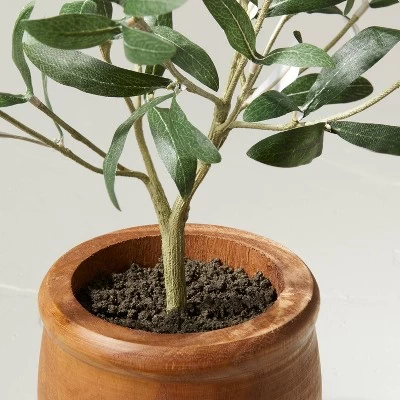 16" Faux Olive Leaf Plant - Hearth & Hand™ With Magnolia - Image 2