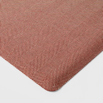 20" X 36" Herringbone Rust Comfort Mat - Threshold⢠- Image 2