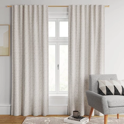 1pc Blackout Doral Window Curtain Panel Cream - Project 62™